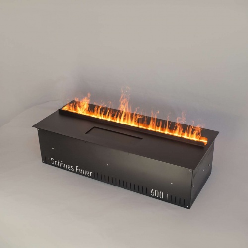 Электроочаг Schönes Feuer 3D FireLine 600 Pro со стальной крышкой в Краснодаре