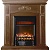 Каминокомплект InterFlame Марго (светлый дуб)+Fobos Black